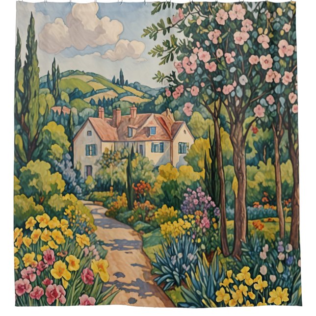  Countryside Haven Shower Curtain (Front)