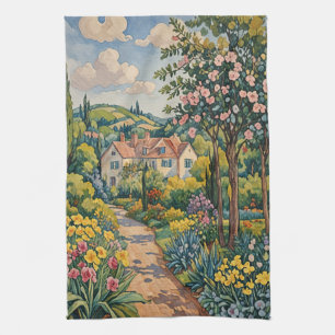 Countryside Haven Tea Towel