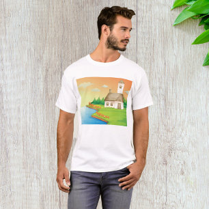 Countryside House by the Lake T-Shirt