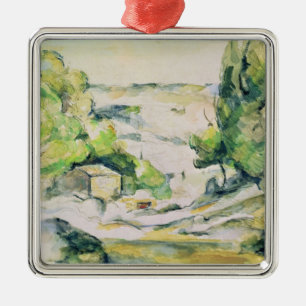 Countryside in Provence Metal Ornament