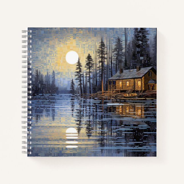 Countryside Landscape Art Decor Paint  Notebook (Front)