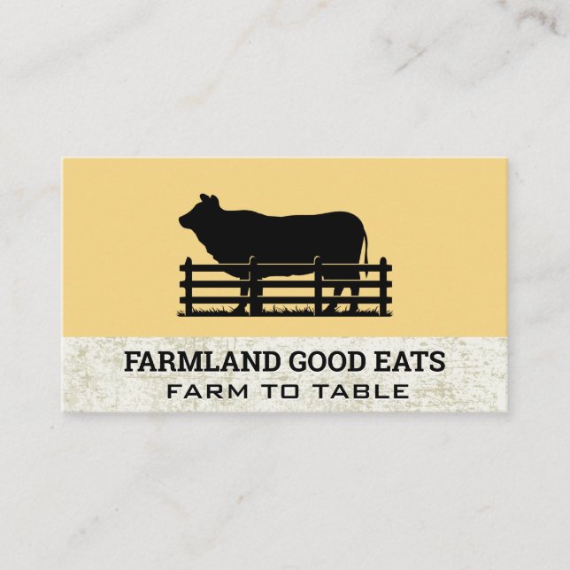 Countryside Livestock  Business Card (Front)