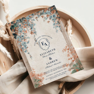 Countryside Morning Glory Wedding Invitation