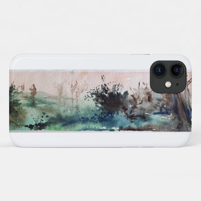 COUNTRYSIDE OF MAREMMA TUSCANY LANDSCAPE Case-Mate iPhone CASE (Back (Horizontal))