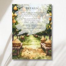 Countryside Pear Orchard Rustic Wedding Details