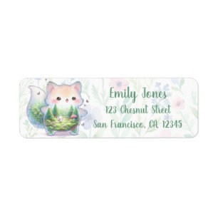 Countryside Racoon Dreamscape Return Address Label