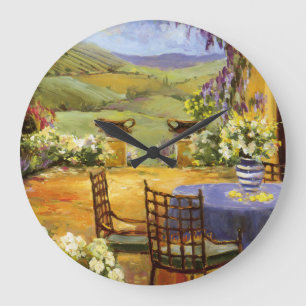 Countryside Terrace Large Clock