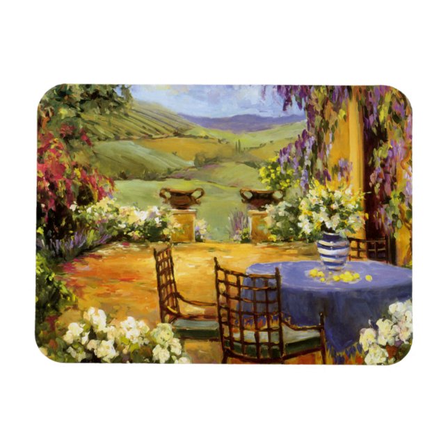 Countryside Terrace Magnet (Horizontal)