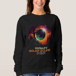 Countryside Total Solar Eclipse 2024 Totality Sweatshirt