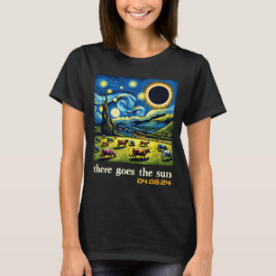 Countryside Total Solar Eclipse There Goes The Sun T-Shirt