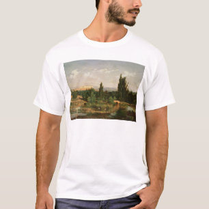 Countryside with a River, Manzanares T-Shirt