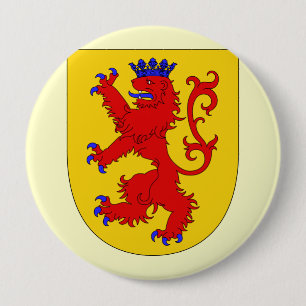 Counts Habsburg Arms, Hungary 10 Cm Round Badge