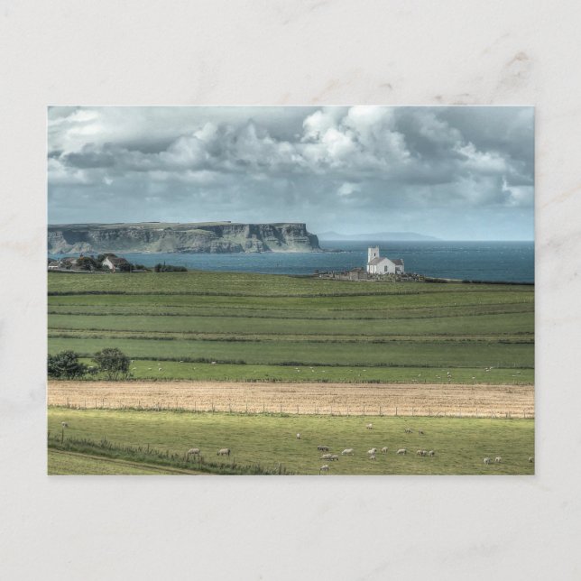 County Antrim's Coastal Causeway, Northern Ireland Postcard (Front)