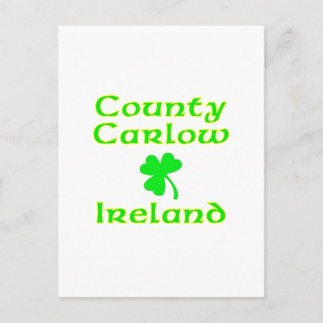 County Carlow, Ireland Postcard (Front)