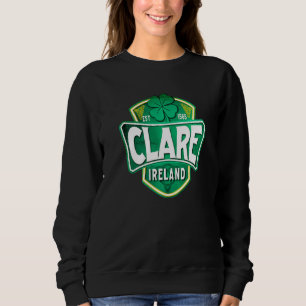 County Clare Ireland Irish Gaelic Football Hurling Sweatshirt