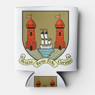 County Cork Ireland Coat of Arms Can Cooler