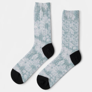 County Cottage Velvety Blue Daisy Socks