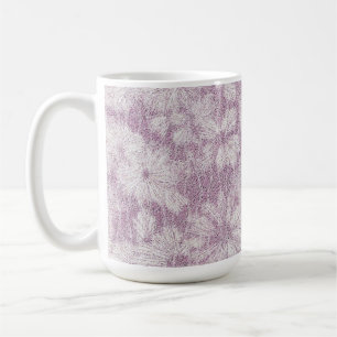 County Cottage Velvety Lilac Daisy Coffee Mug