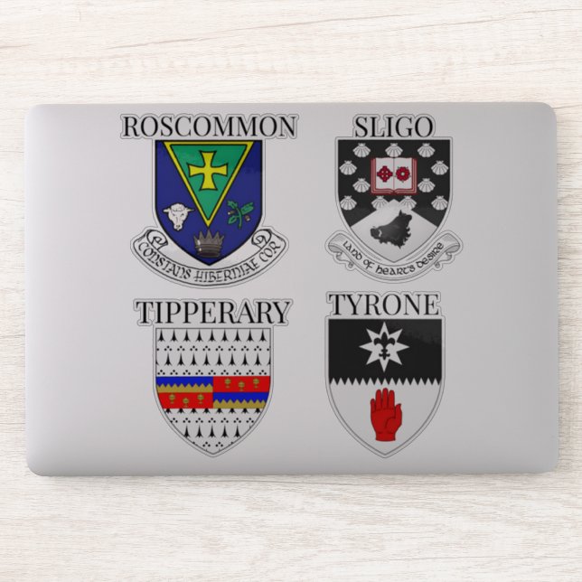 County Crests of Ireland Sticker Series 25-28 (Computer)