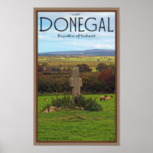 County Donegal - Stone Cross Poster