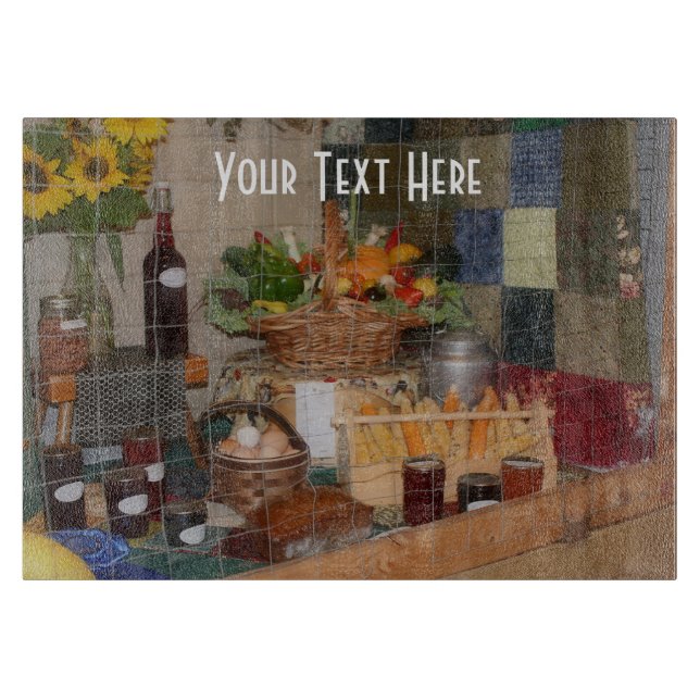 County Fair Harvest Display Cutting Board (Front)