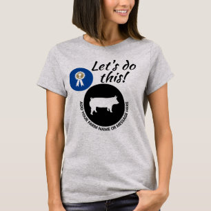 County Fair Livestock Market Swine T-Shirt
