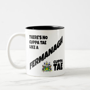 County Fermanagh Ireland  Two-Tone Coffee Mug
