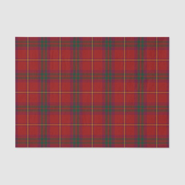 County Galway Irish Tartan Tissue Paper (Front)