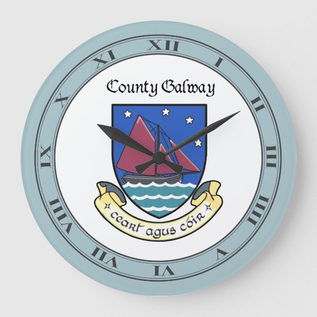 County Galway Wall Clock (Front)