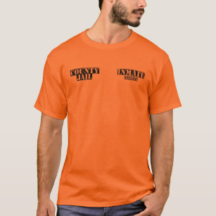 County Jail Inmate Funny Prisoner Costume T-Shirt