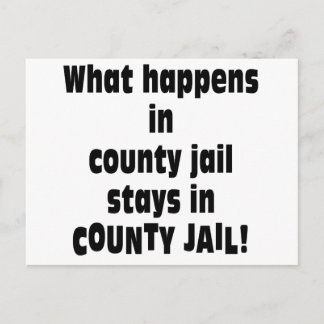 County Jail Postcard