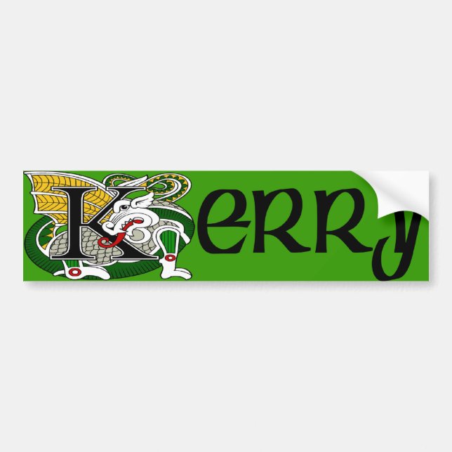 County Kerry Bumper Sticker (Front)