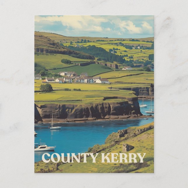 County Kerry  Postcard (Front)