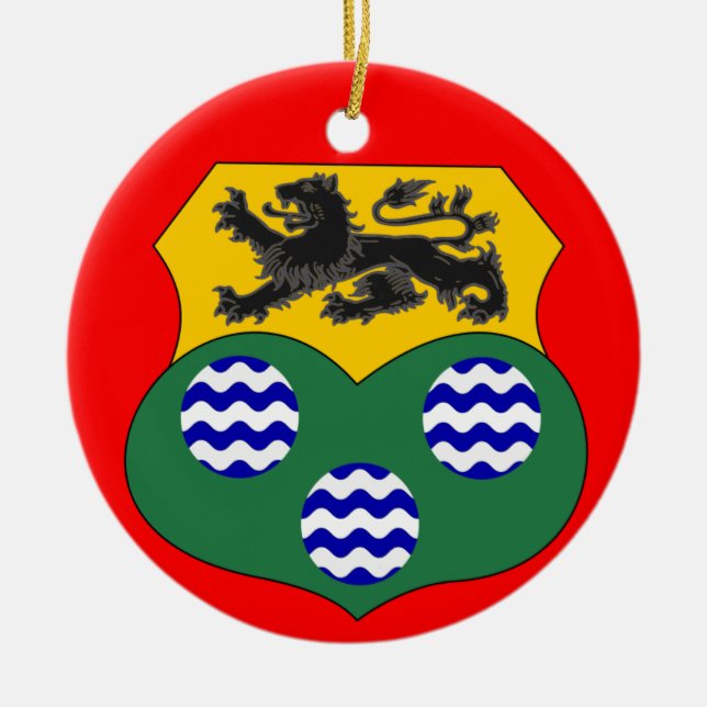 County Leitrim Ireland Christmas Ornament (Front)