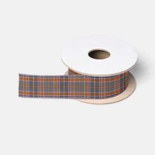 County Leitrim Irish Tartan Satin Ribbon