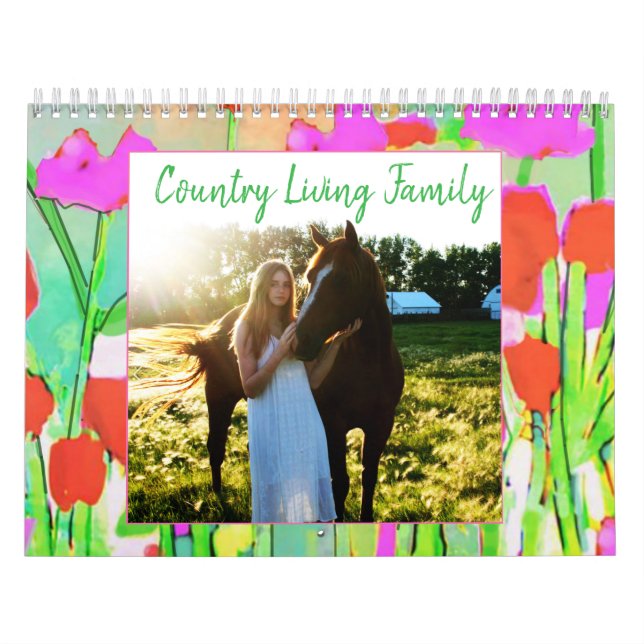 County Living with Family and Style Calendar (Cover)