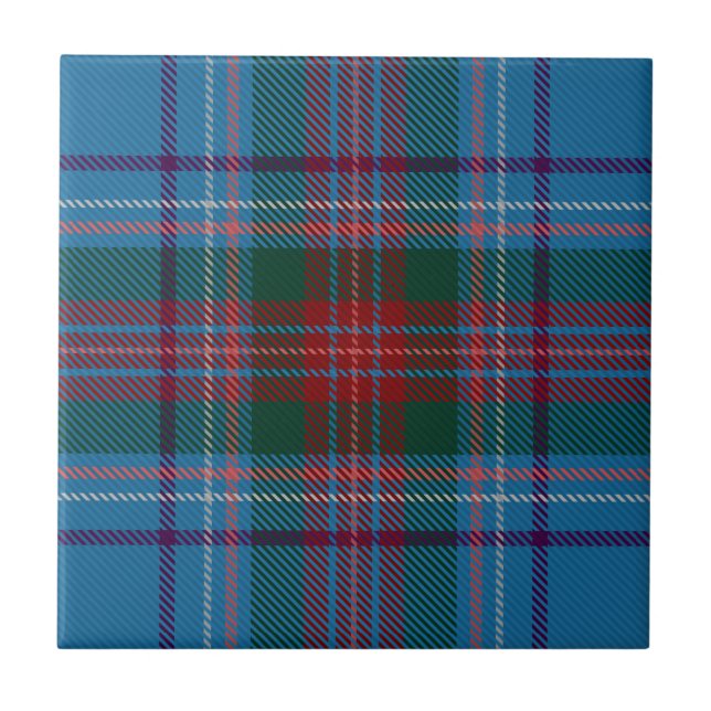 County Louth Irish Tartan Ceramic Tile (Front)