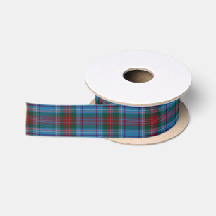 County Louth Irish Tartan Satin Ribbon