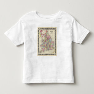 County Map Of England, And Wales Toddler T-Shirt