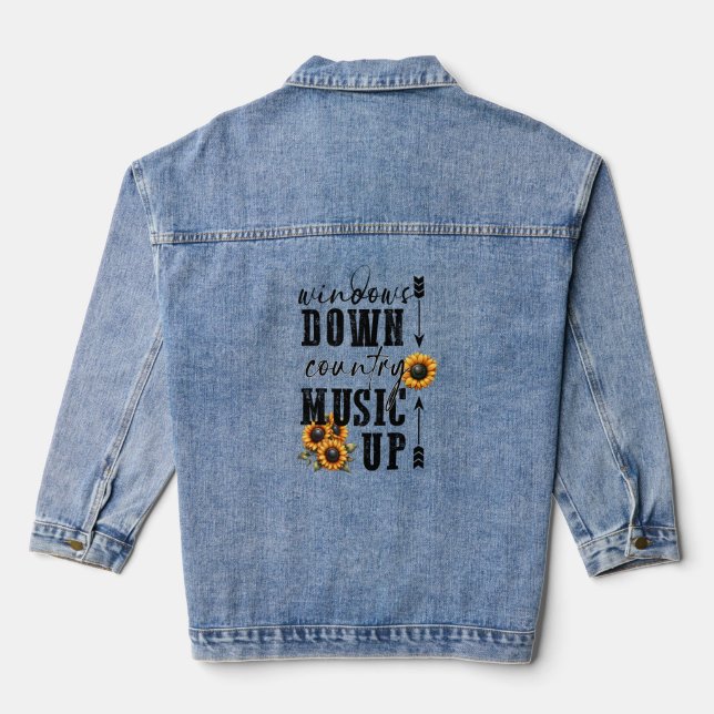 County Music Denim Jacket (Back)