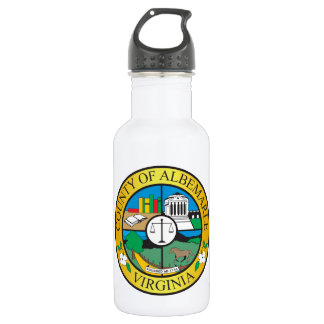 County of Albemarle great seal 532 Ml Water Bottle