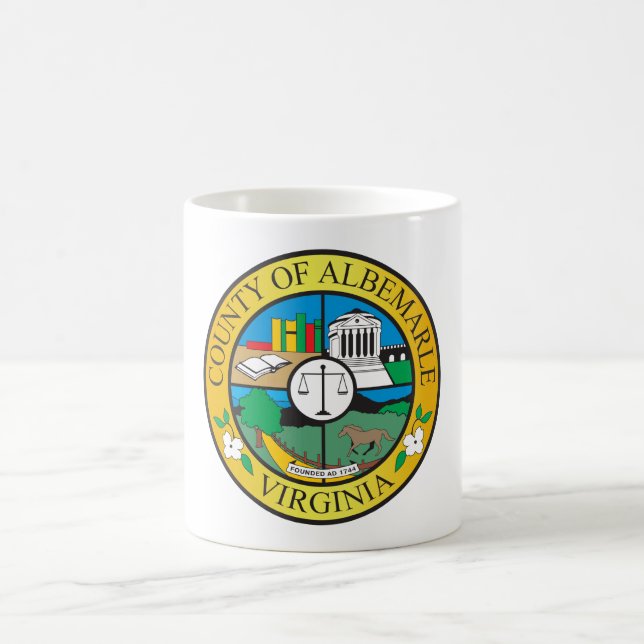 County of Albemarle great seal Coffee Mug (Center)