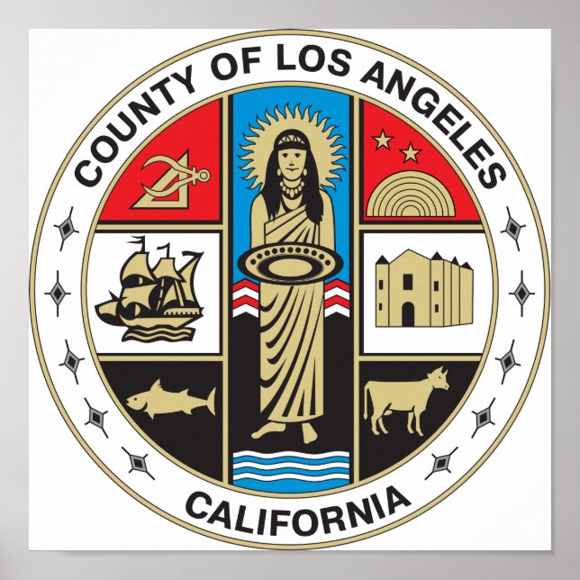 County of Los Angeles seal Poster (Front)