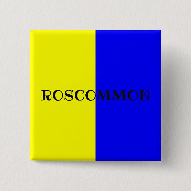 County Roscommon Flag Badge (Front)