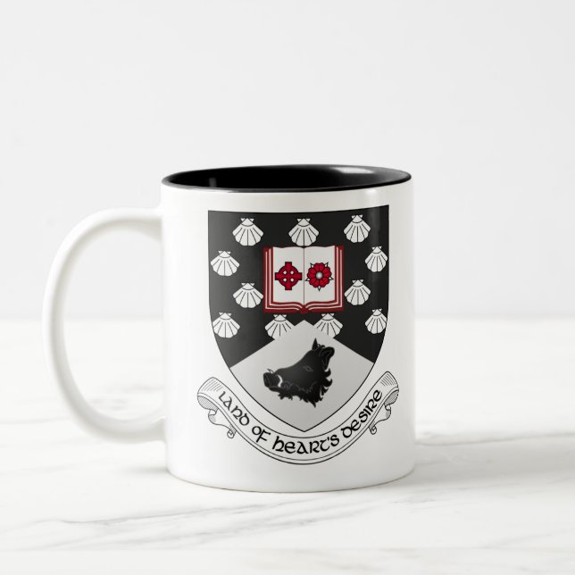 County Sligo Ireland Two-Tone Coffee Mug (Left)