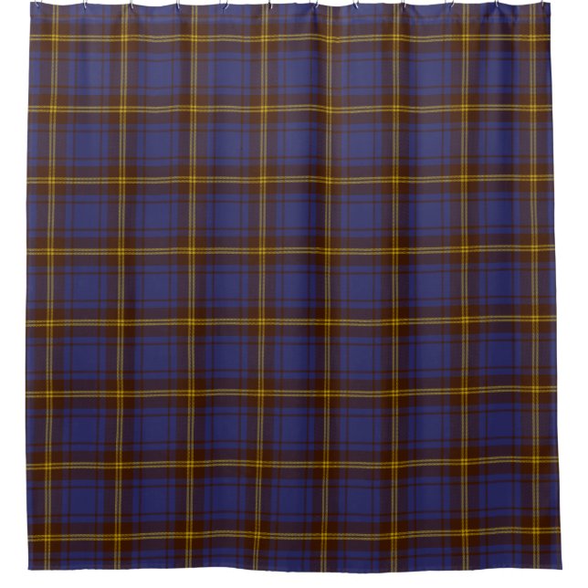 County Sligo Irish Tartan Shower Curtain (Front)