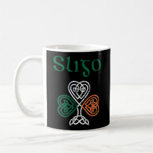 County Sligo Shamrock Ireland Flag Craic And Ceol Coffee Mug