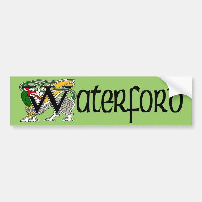 County Waterford Bumper Sticker (Front)