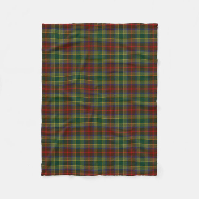 County Waterford Irish Tartan Fleece Blanket (Front)
