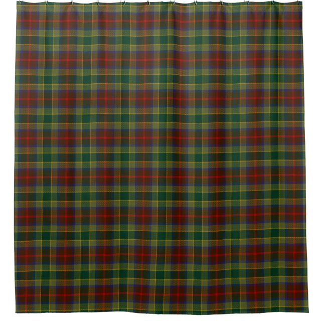 County Waterford Irish Tartan Shower Curtain (Front)